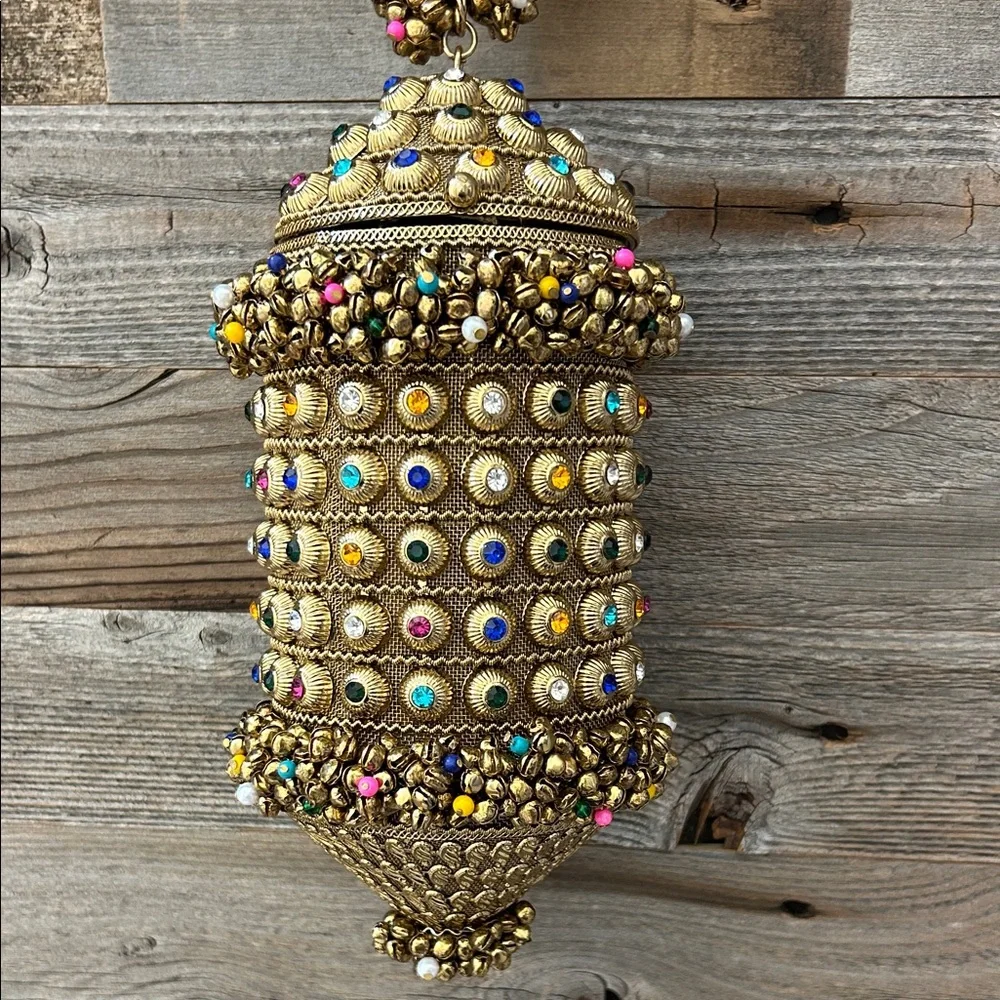 Ramla Bling Bling Handmade Beaded Crystal Bag Brand New! - Picture 4 of 10